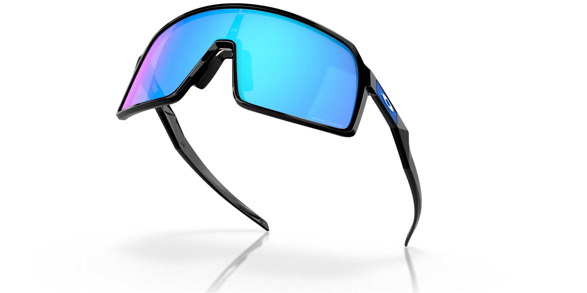 Oakley Sutro Prizm Sapphire Lenses Polished Black Frame