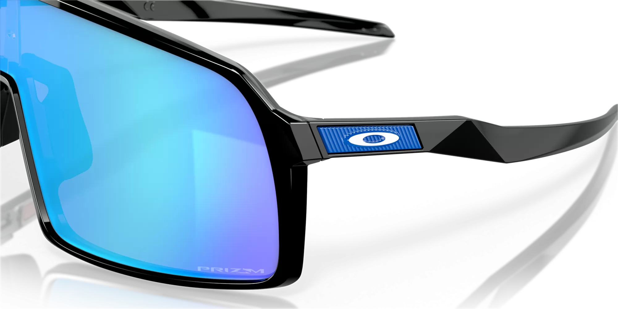 Oakley Sutro Prizm Sapphire Lenses Polished Black Frame