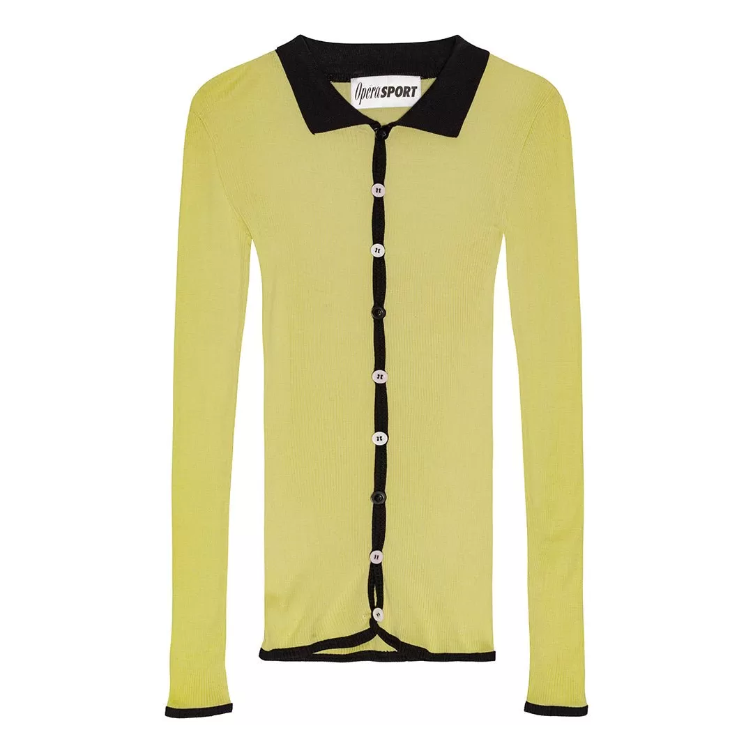 OpéraSPORT LAURA SEAMLESS Cardigan Yellow/Black