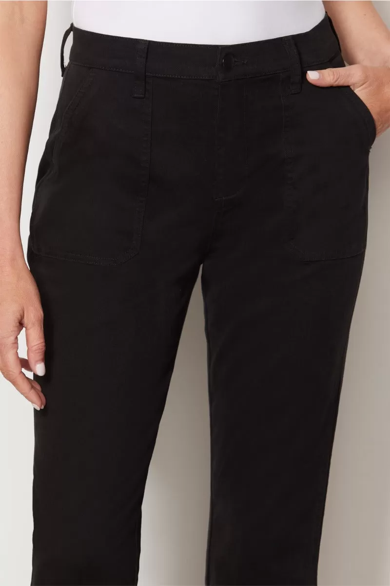 Payton Utility Ankle Slit Pant