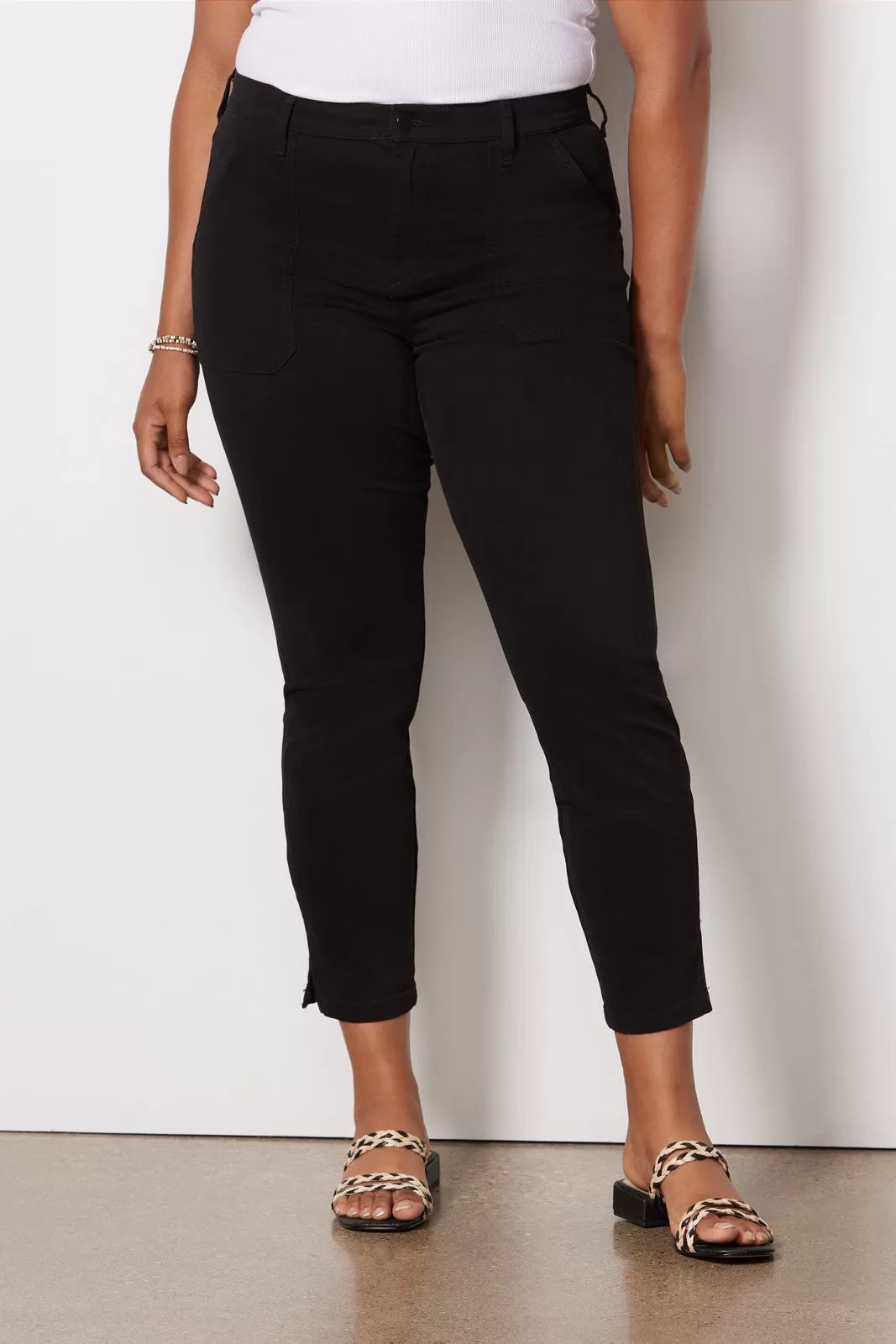 Payton Utility Ankle Slit Pant