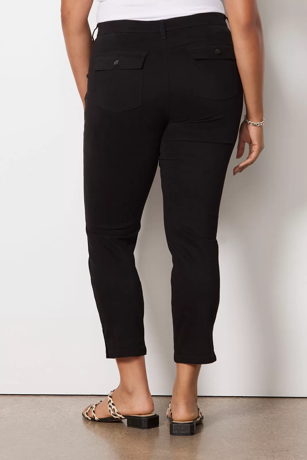 Payton Utility Ankle Slit Pant