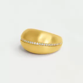 Petit Pavé Statement Ring