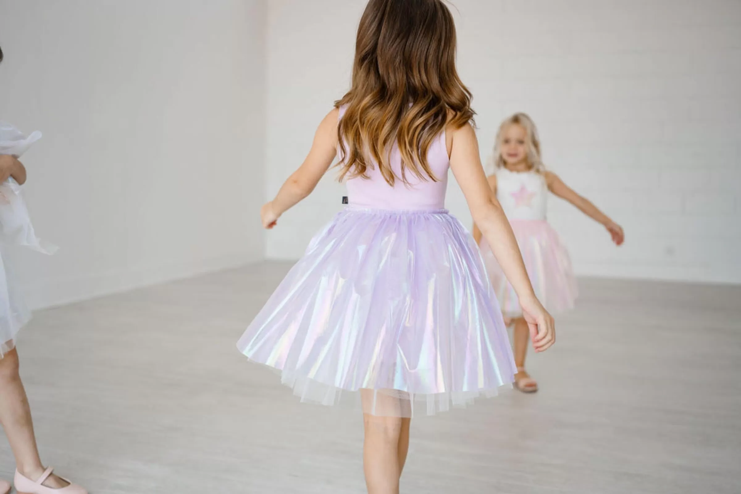 Petite Hailey Pearl Tutu Dress - Purple