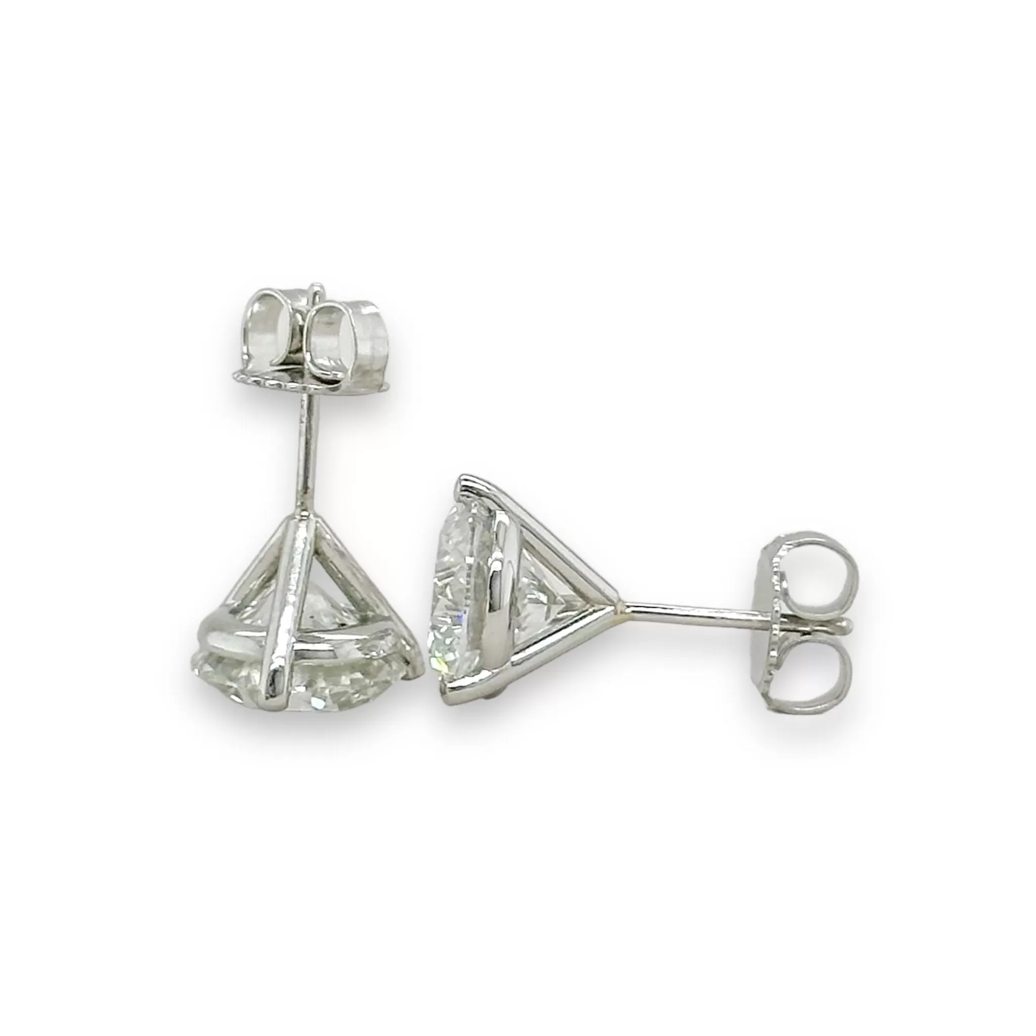 Platinum 5.16ctw F/VS2 Lab-Created Diamond Earrings