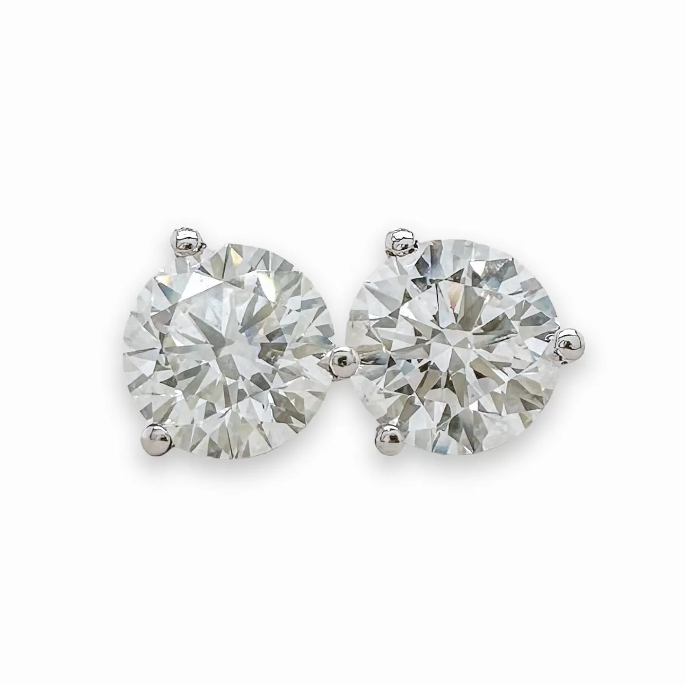 Platinum 5.16ctw F/VS2 Lab-Created Diamond Earrings