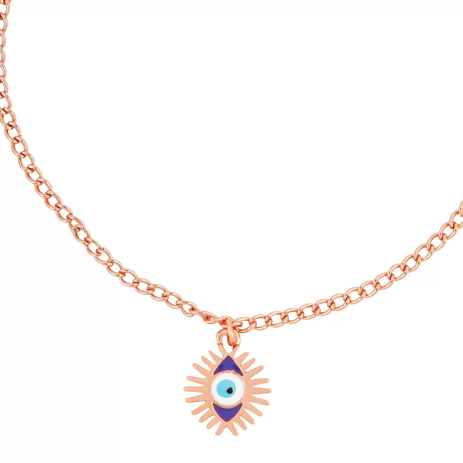 Power Of Eye Rose Gold Bracelet Charm