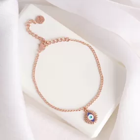 Power Of Eye Rose Gold Bracelet Charm