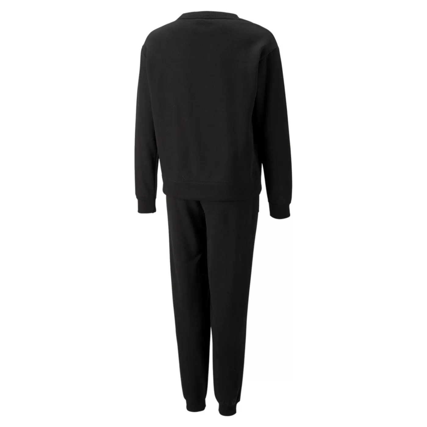 Puma Girl's Tracksuit Crewneck sweatshirt and trousers with elastic 670734 01 black