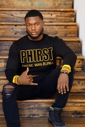 *Read description!* PHIRST Alpha Chenille Sweatshirt