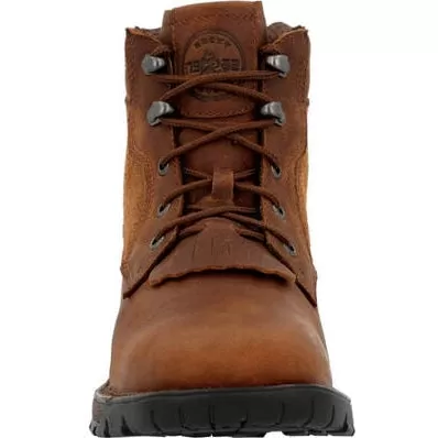 Rocky Men's Legacy 32 6" WP Slip Resist Western Lacer -Brown- RKW0382