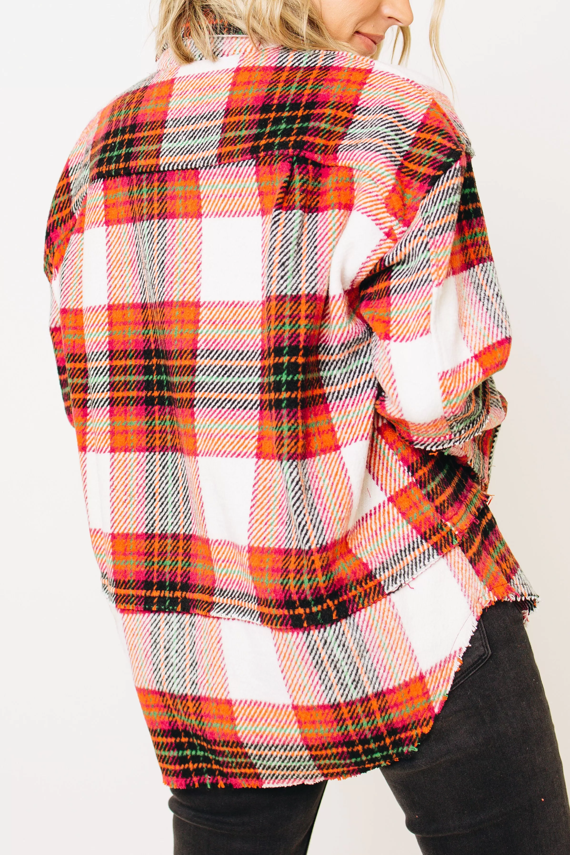 Rustic Hue Multi Plaid Button Up Shirt (S-3XL)