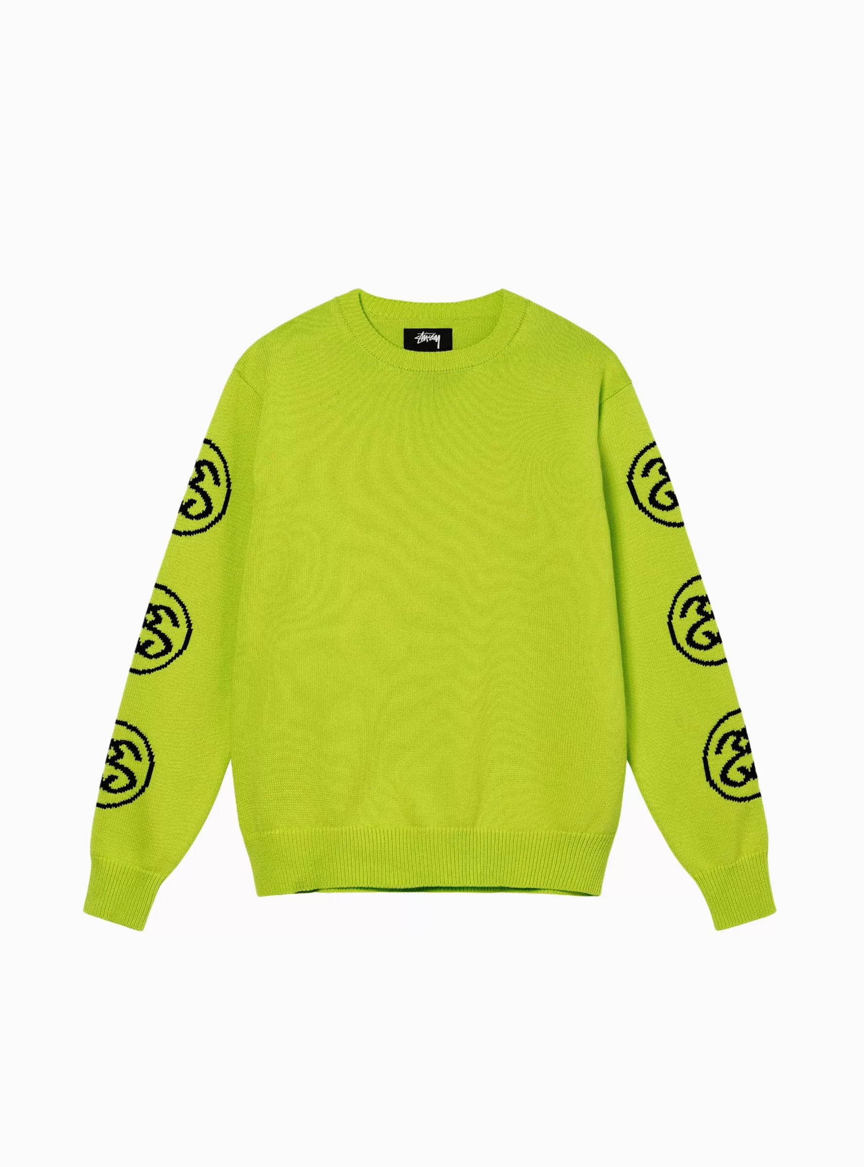 SS Link Sweater Lime Green