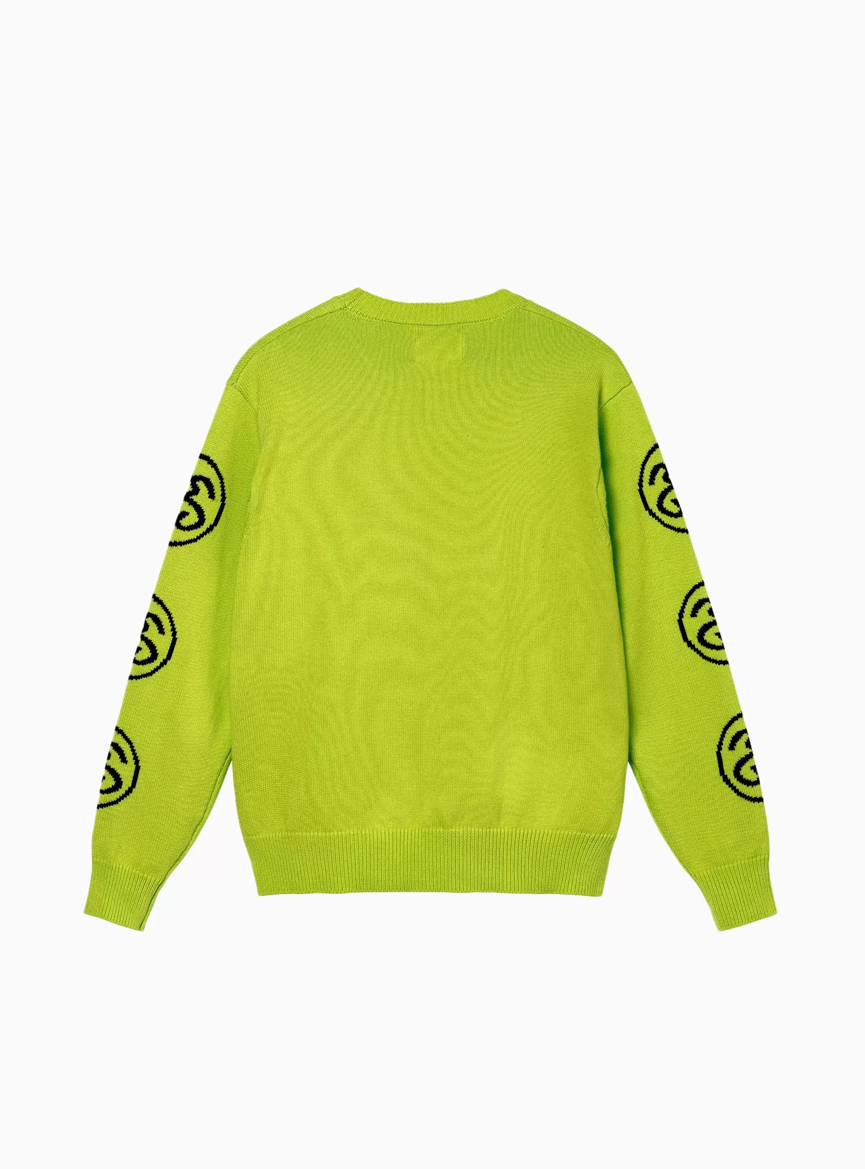 SS Link Sweater Lime Green