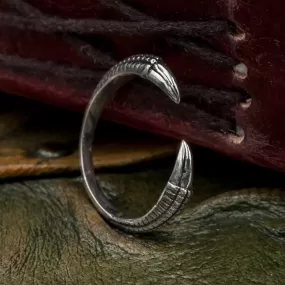 Sterling Silver Dragon Claw Ring