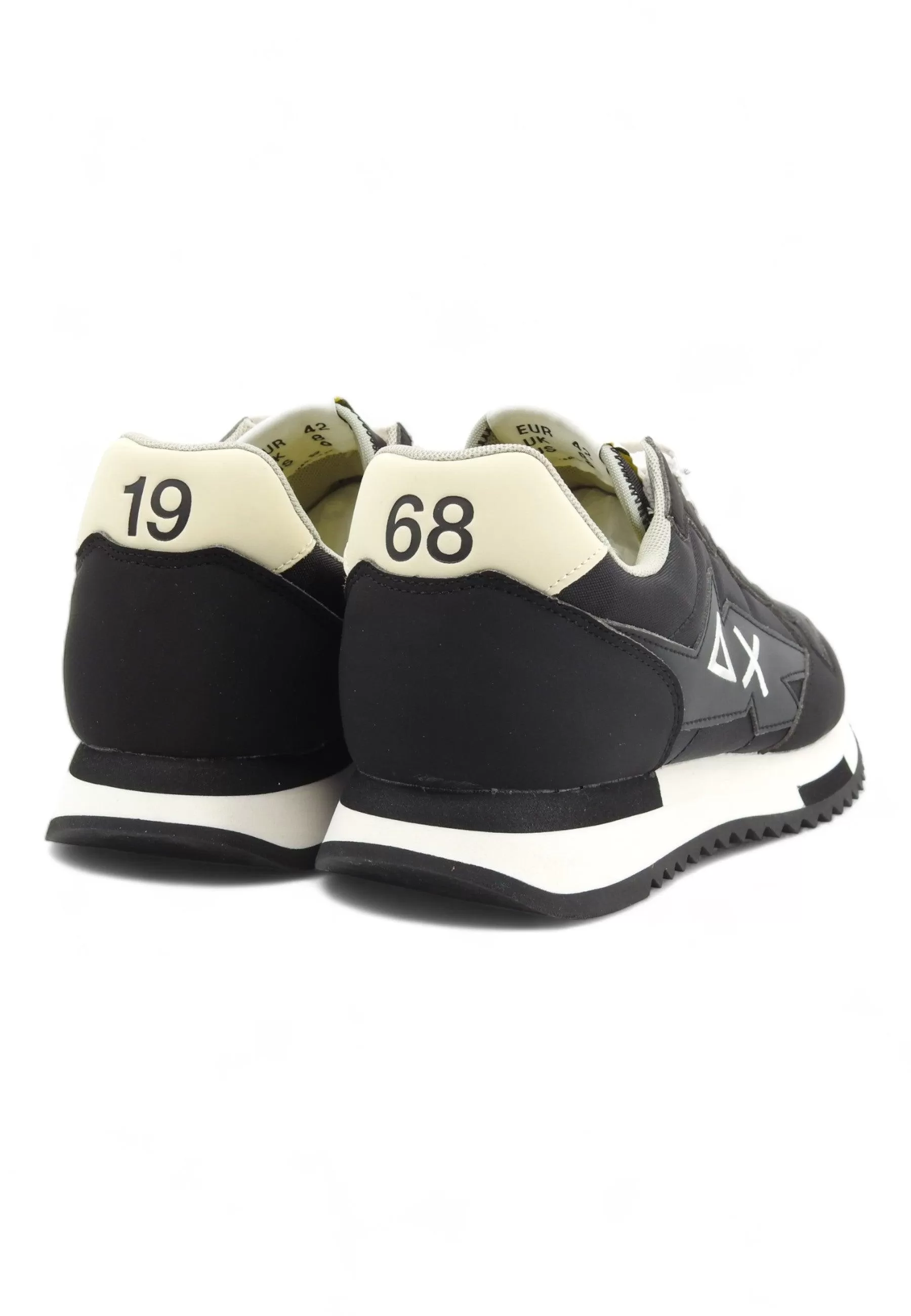 SUN68 Niki Solid Sneaker Uomo Nero Z34120