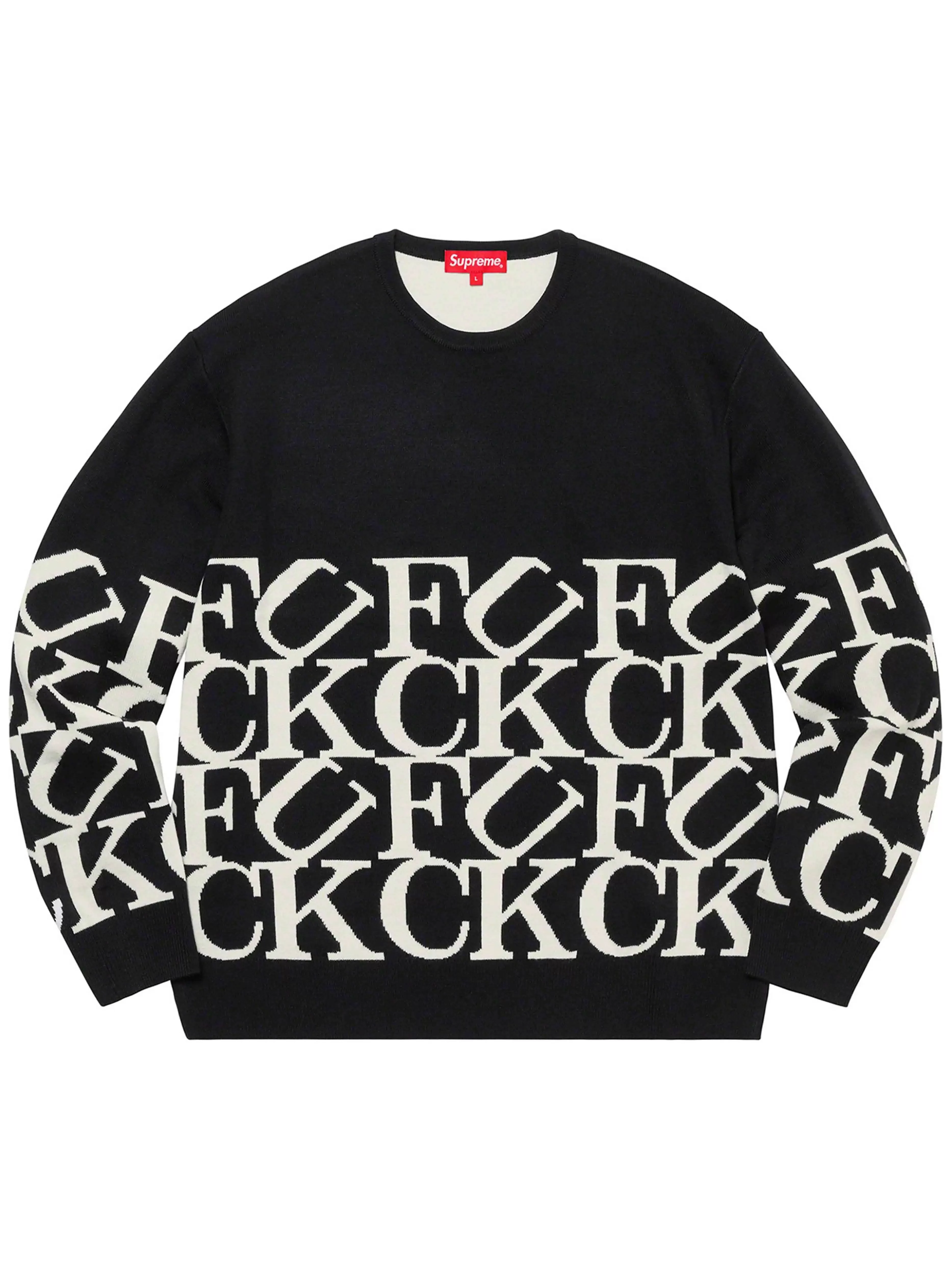 Supreme Fuck Sweater Black [FW20]