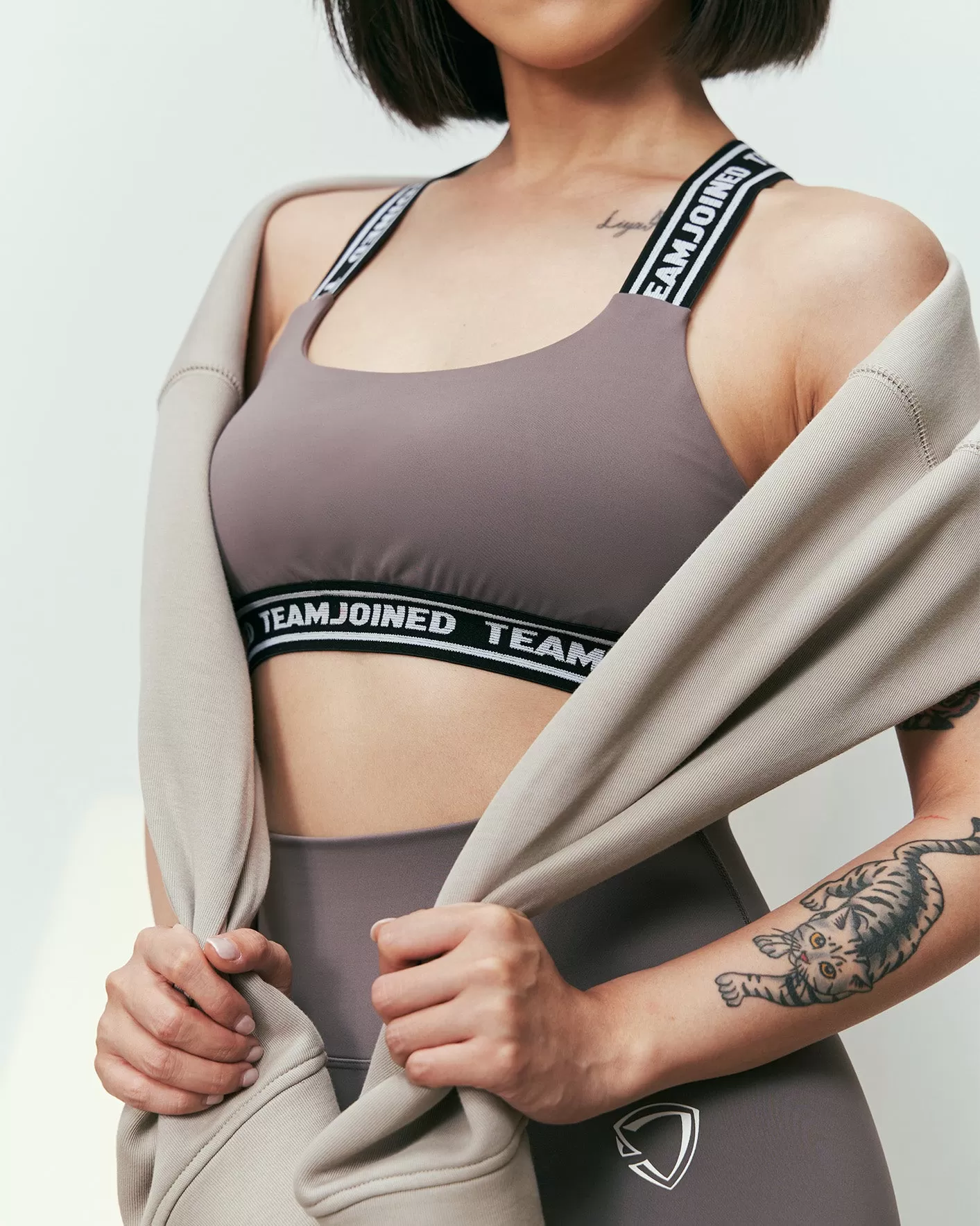 Tape Crossback Sports Bra