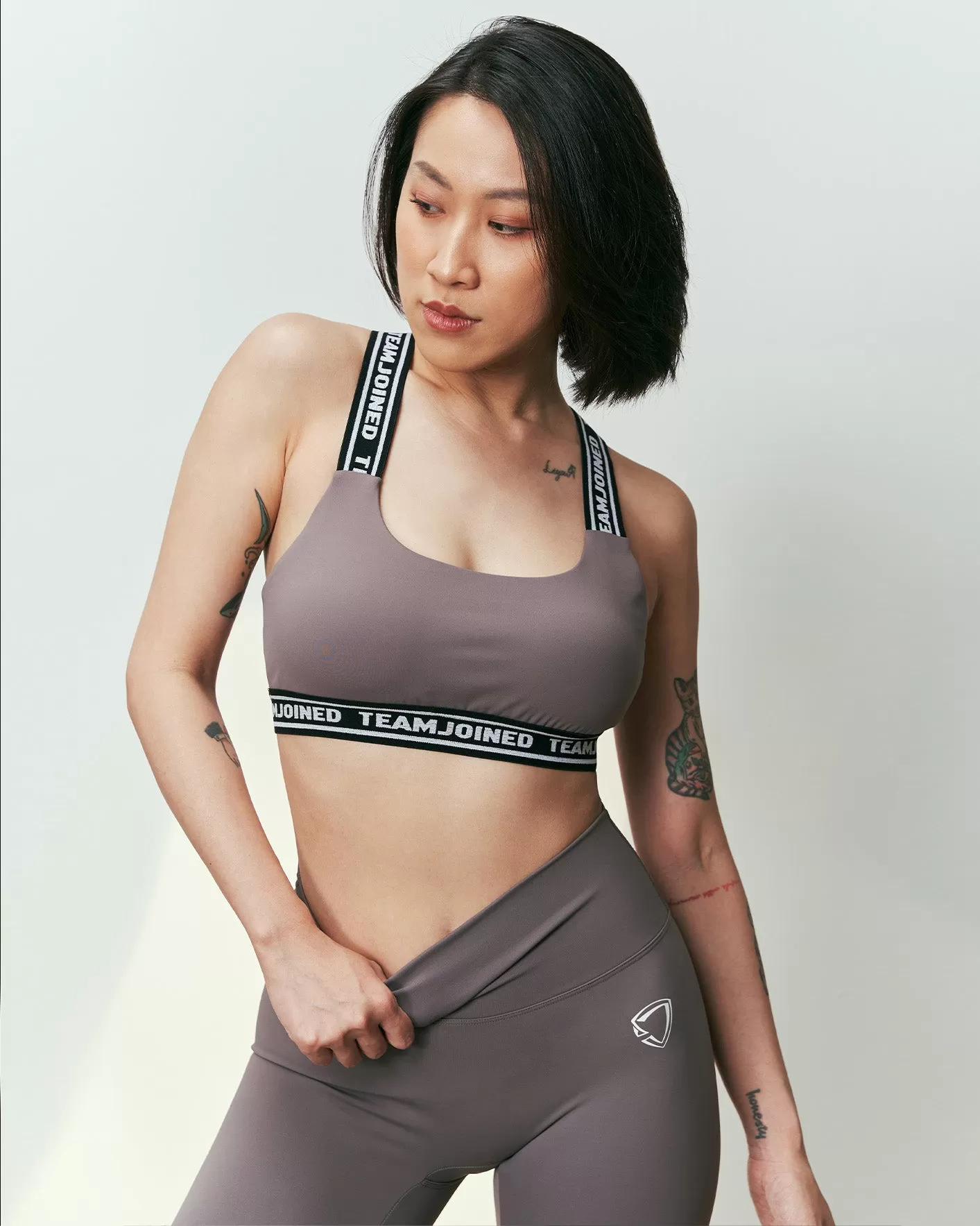 Tape Crossback Sports Bra