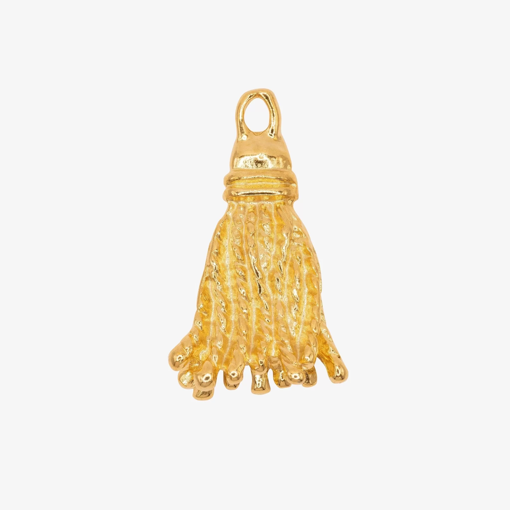 Tassel Charm Wholesale 14K Gold, Solid 14K Gold, G245