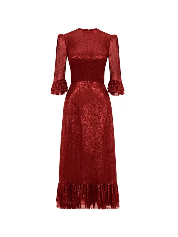 The Falconetti Dress in Red