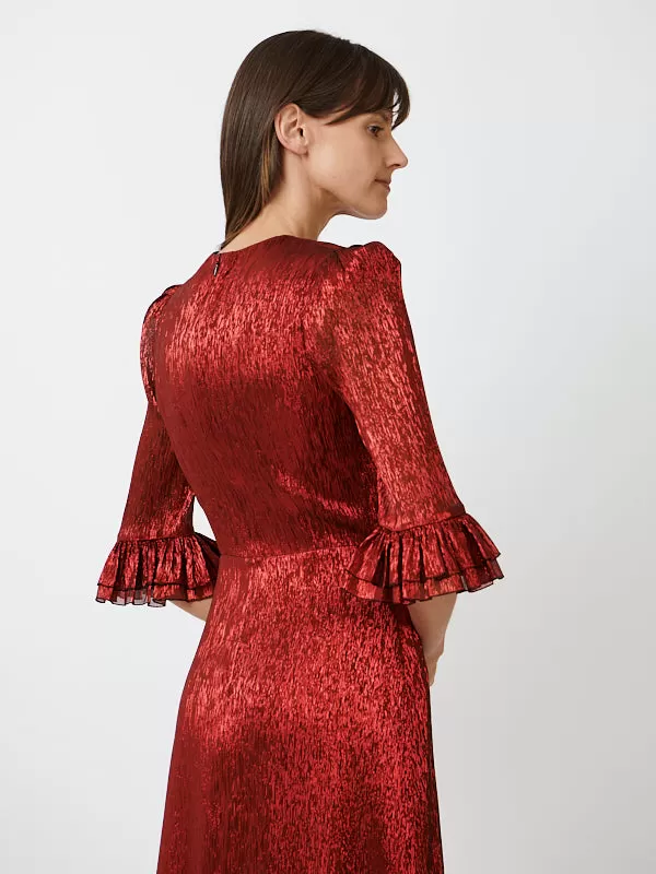 The Falconetti Dress in Red