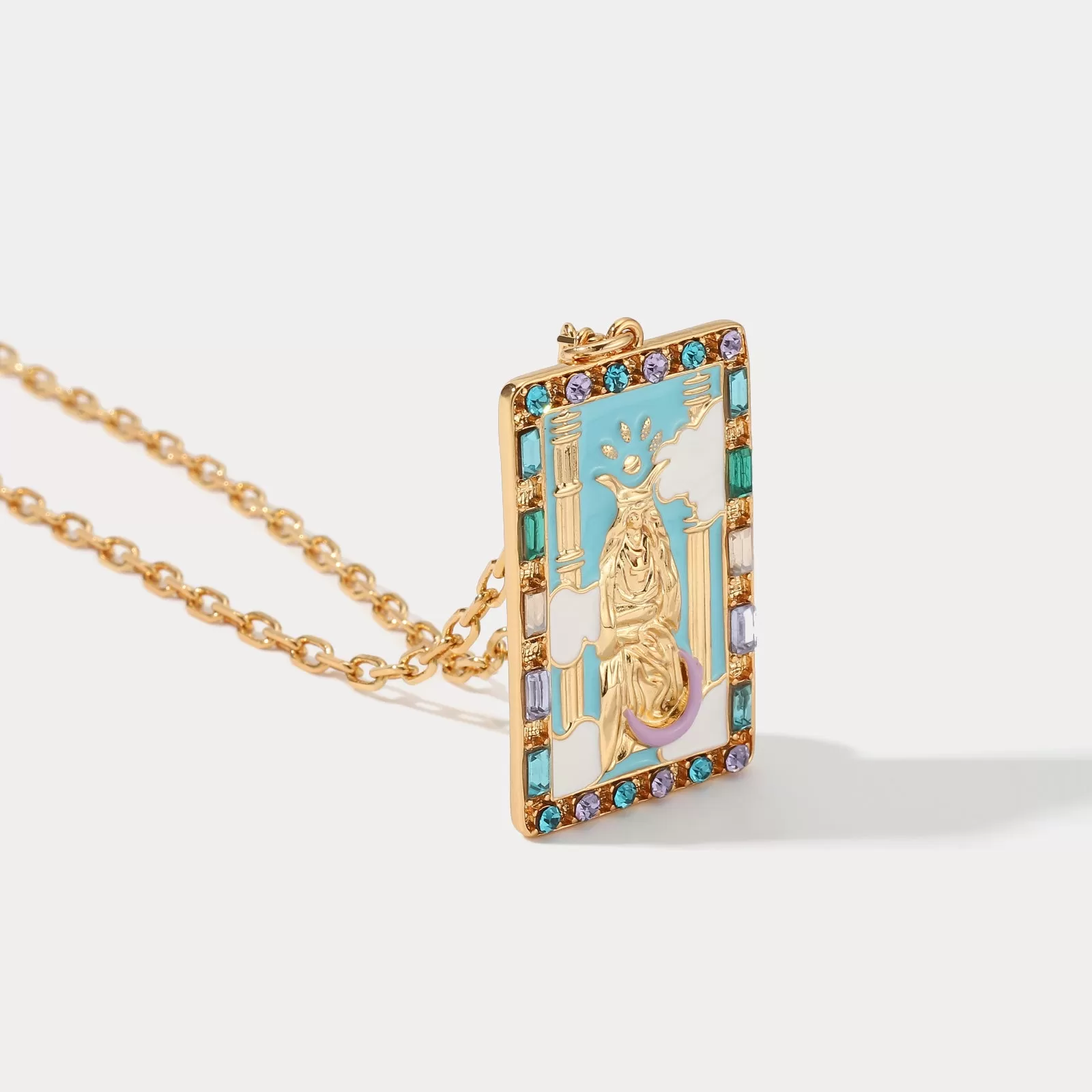 The High Priestess Tarot Necklace