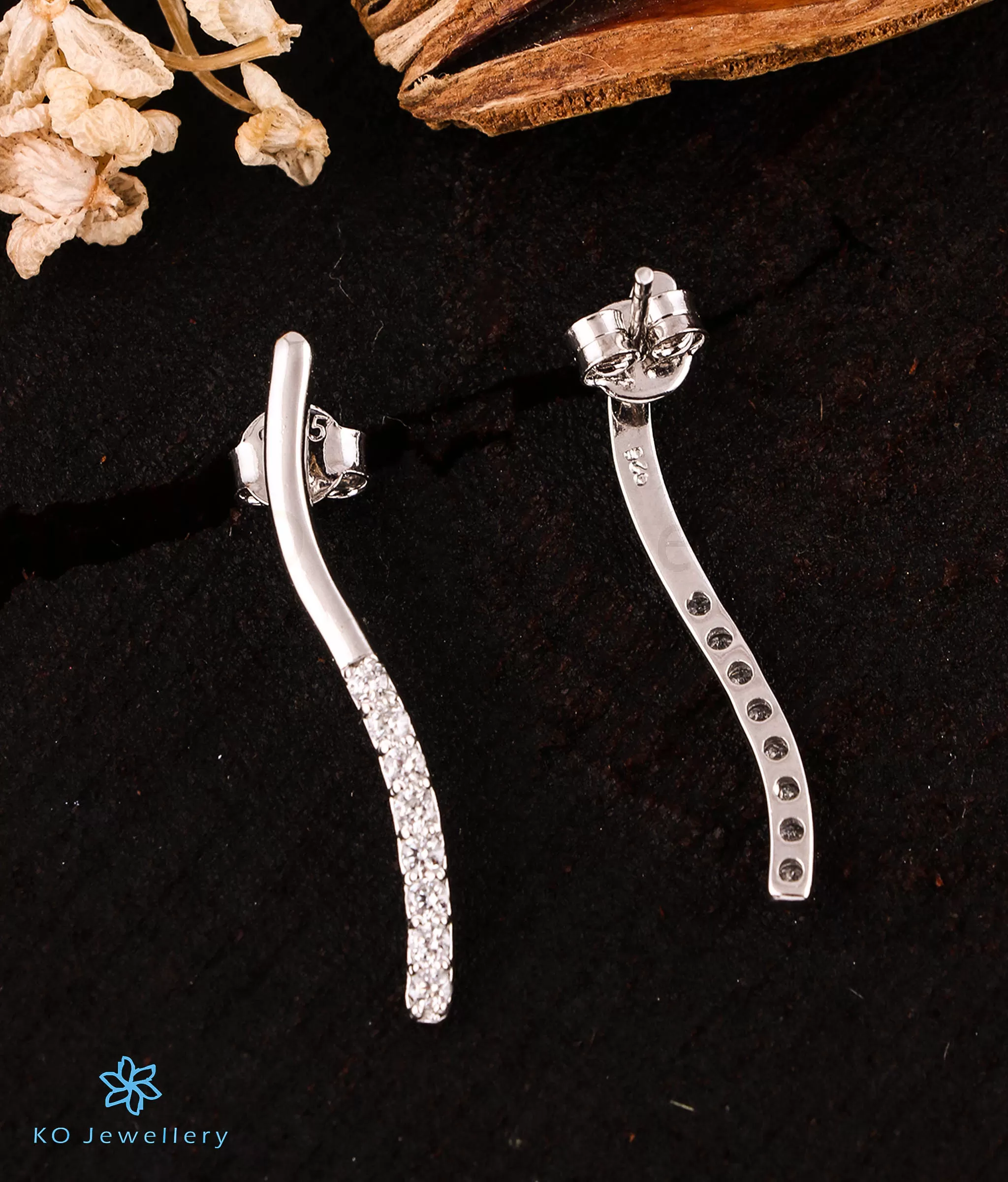 The Wayward Cocktail Silver Earrings