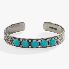 Turquoise Hammered Cuff