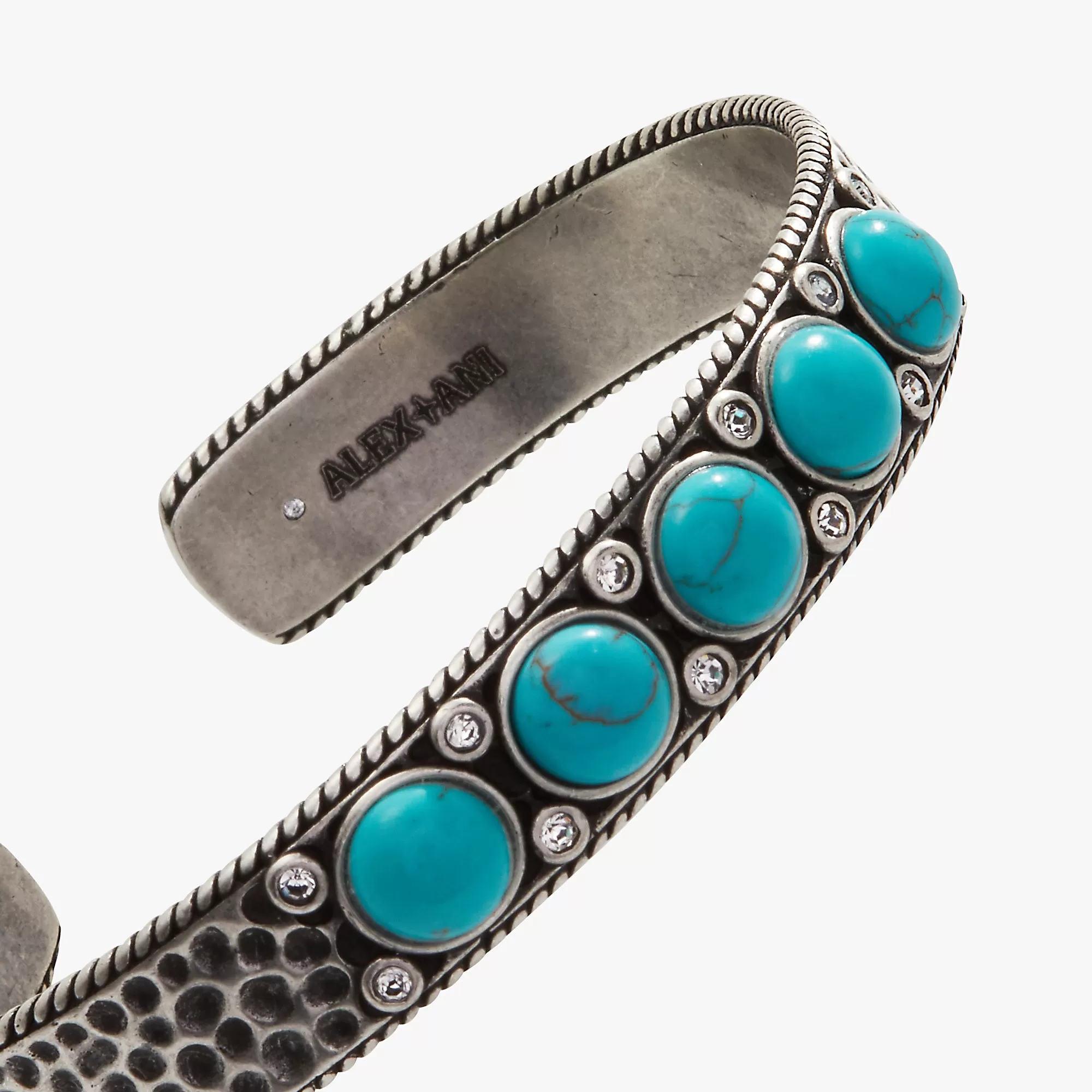 Turquoise Hammered Cuff