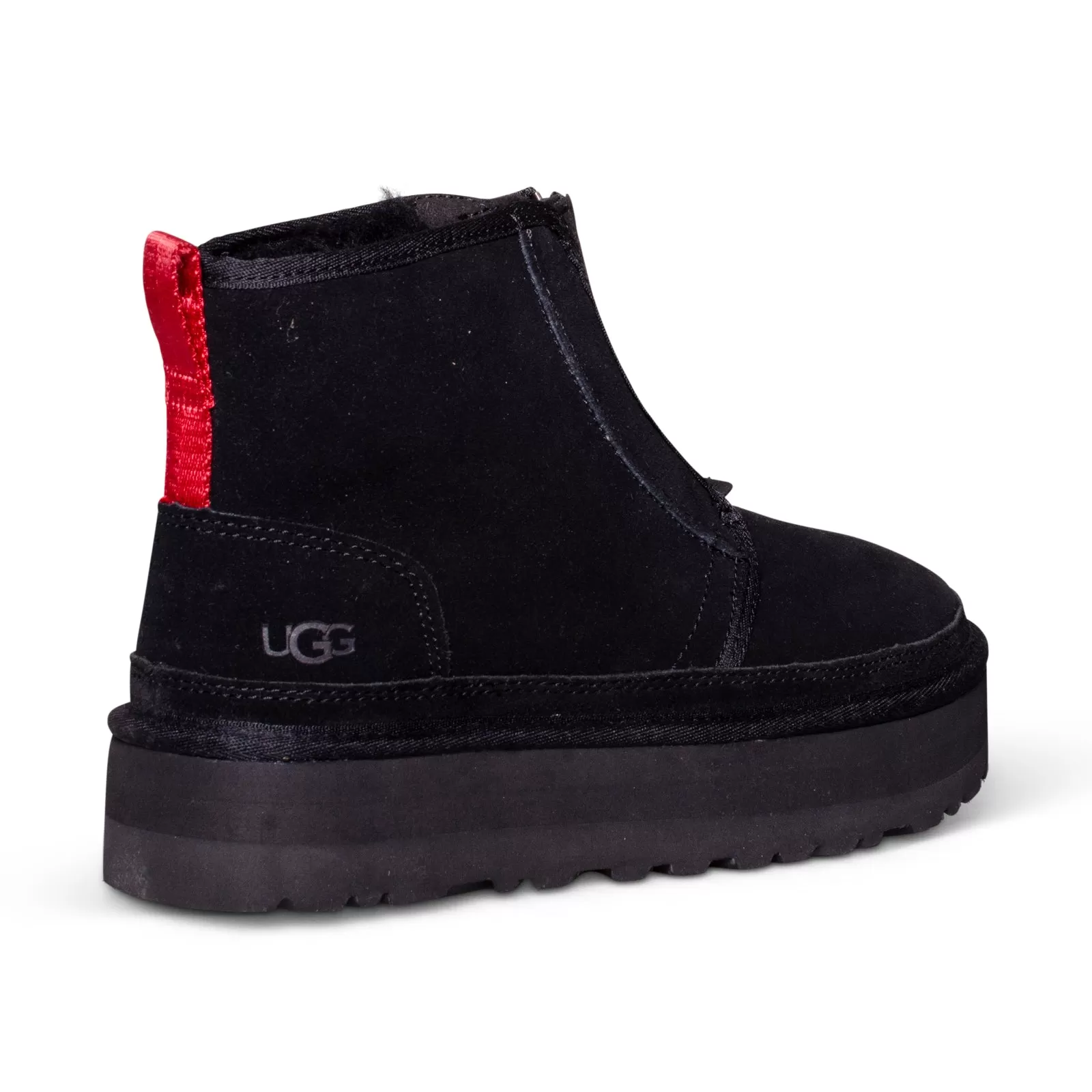 UGG Neumel Platform Zip Black Boots - Women's