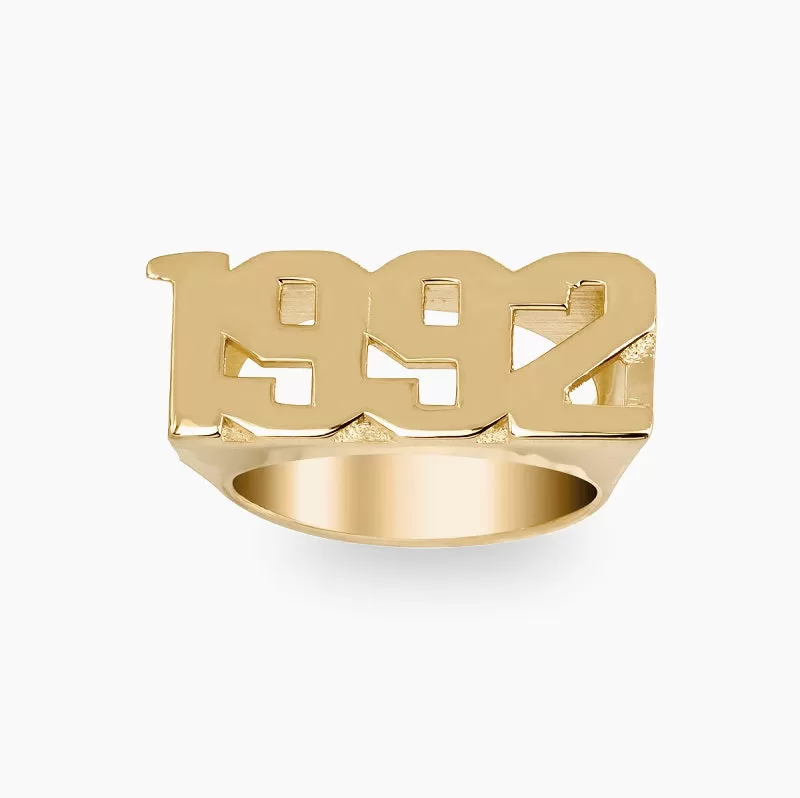 Unisex Block Ring