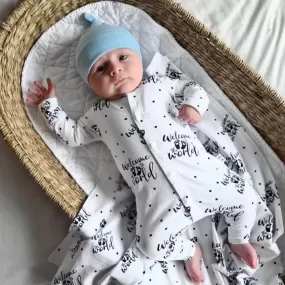 Welcome to the World - Newborn Coming Home Outfit