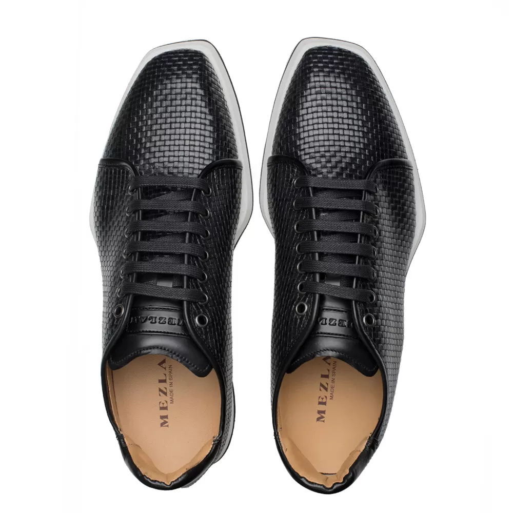 Woven Leather Sport Derby