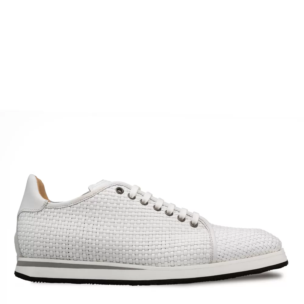 Woven Leather Sport Derby